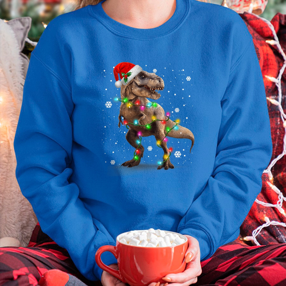 Best Dinosaur Lover Shirt, Funny Dinosaur UnisexT-Shirt/Hoodie/Sweatshirt HLT00 - Dinosaur T-rex Tree Christmas Sweater Xmas Pet Dino Trex T-Shirt