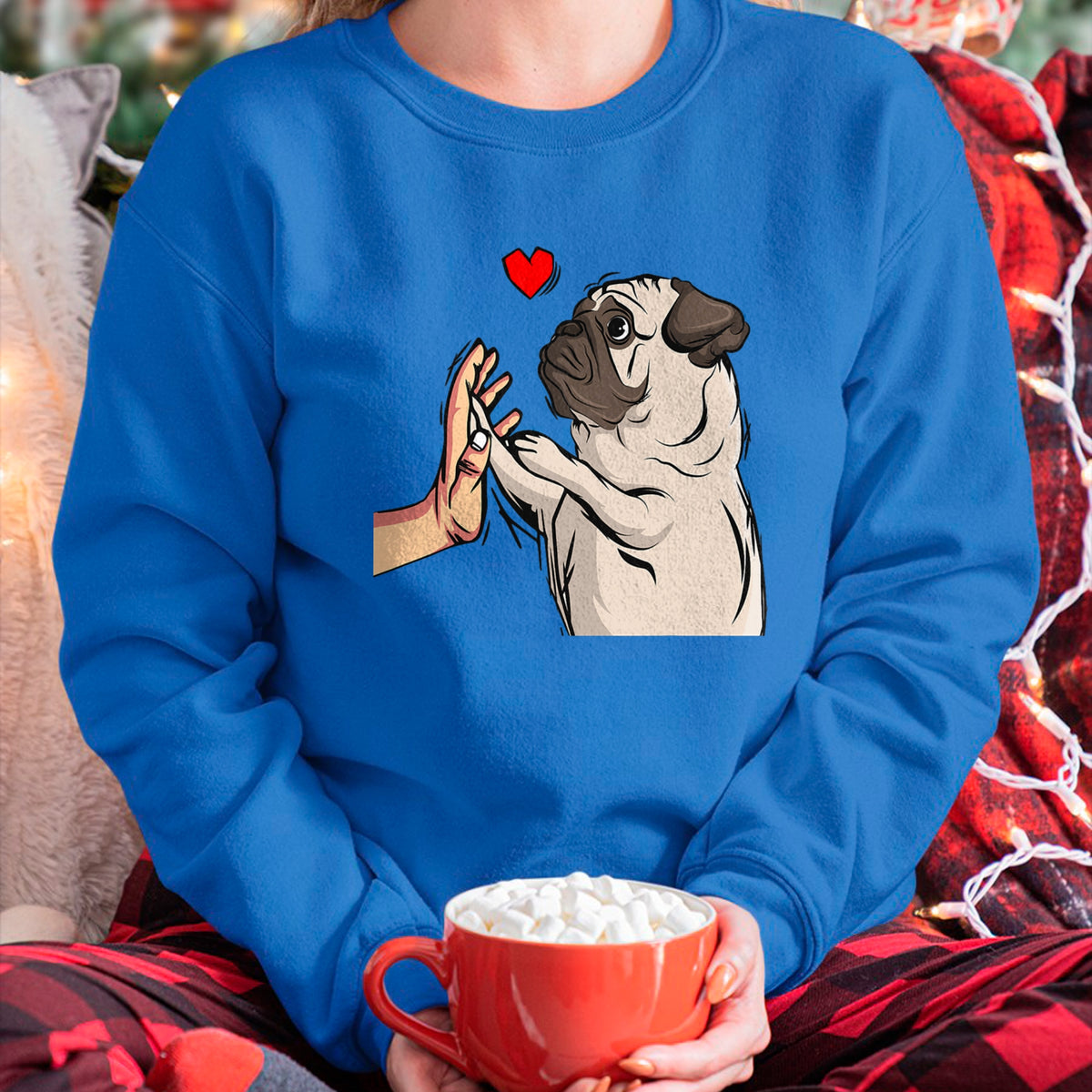 Dog Love Shirt, Dog Lover Gift T-Shirt/Hoodie/Sweatshirt HLT00 - Pug Love Funny Dog Lover Owner Girls Gift T-Shirt