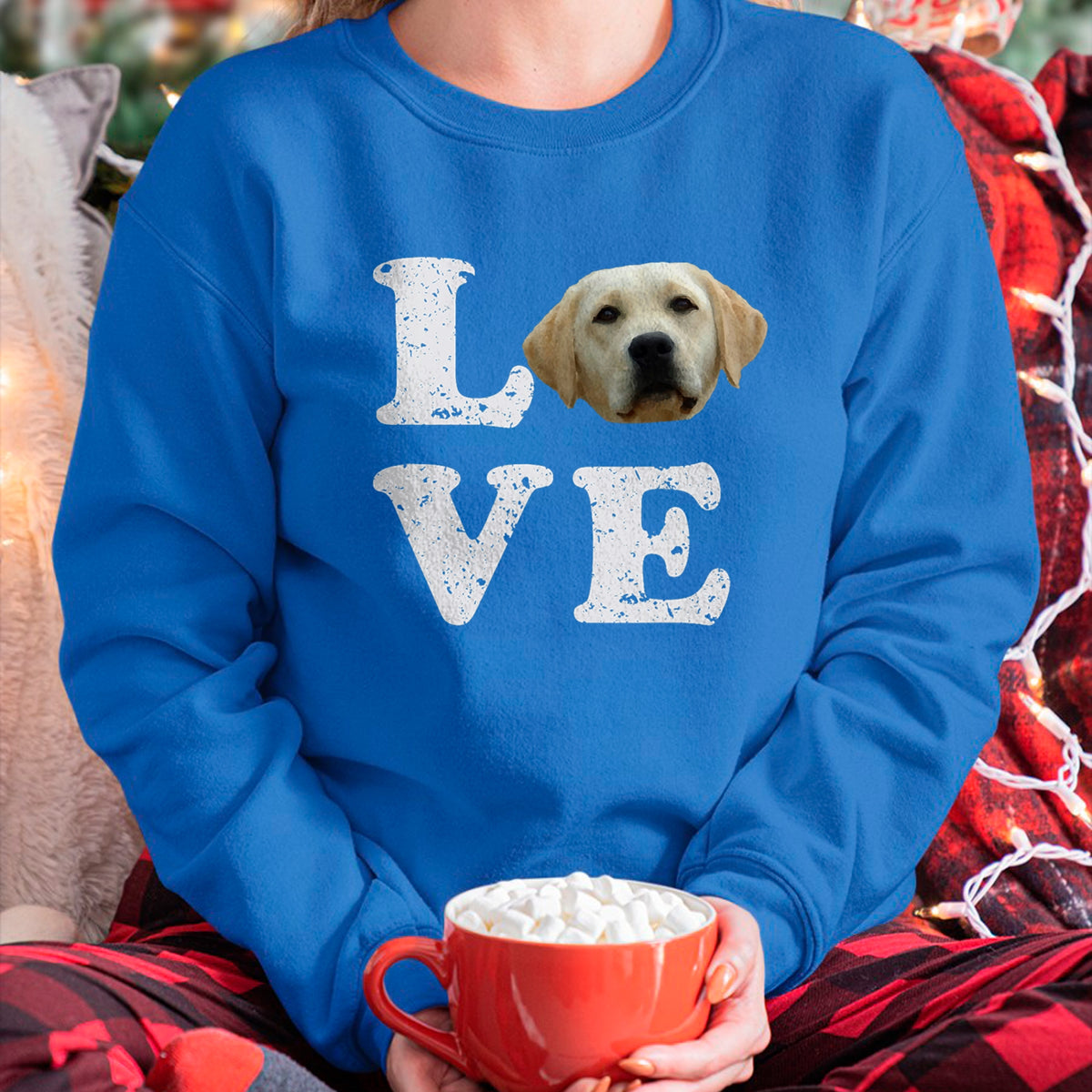 Dog Love Shirt, Dog Lover Gift T-Shirt/Hoodie/Sweatshirt HLT00 - I Love My Yellow Lab T-Shirt  Labrador Retriever Dog Tee T-Shirt