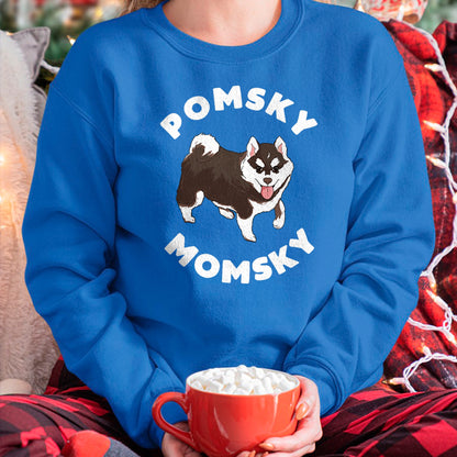 Dog Love Shirt, Dog Lover Gift T-Shirt/Hoodie/Sweatshirt HLT00 - Pomsky Momsky for Dog Pet Mom T-Shirt