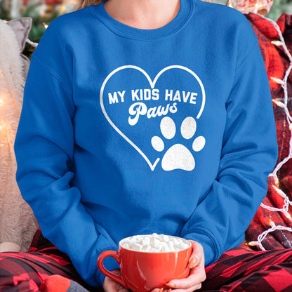 Dog Love Shirt, Dog Lover Gift T-Shirt/Hoodie/Sweatshirt HLT00 - Funny Pet Lover Cat Dog Mom Dad MY KIDS HAVE PAWS T-Shirt