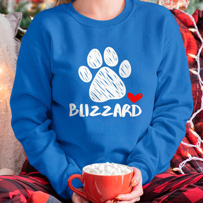 Dog Love Shirt, Dog Lover Gift T-Shirt/Hoodie/Sweatshirt HLT00 - Blizzard Puppy Love Doggy Parent Blizzard Pet Dog name Paw T-Shirt