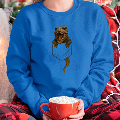 Best Dinosaur Lover Shirt, Funny Dinosaur UnisexT-Shirt/Hoodie/Sweatshirt HLT00 - Cute T Rex Pocket Funny Dinosaur Gifts for Men Women Kid T-Shirt