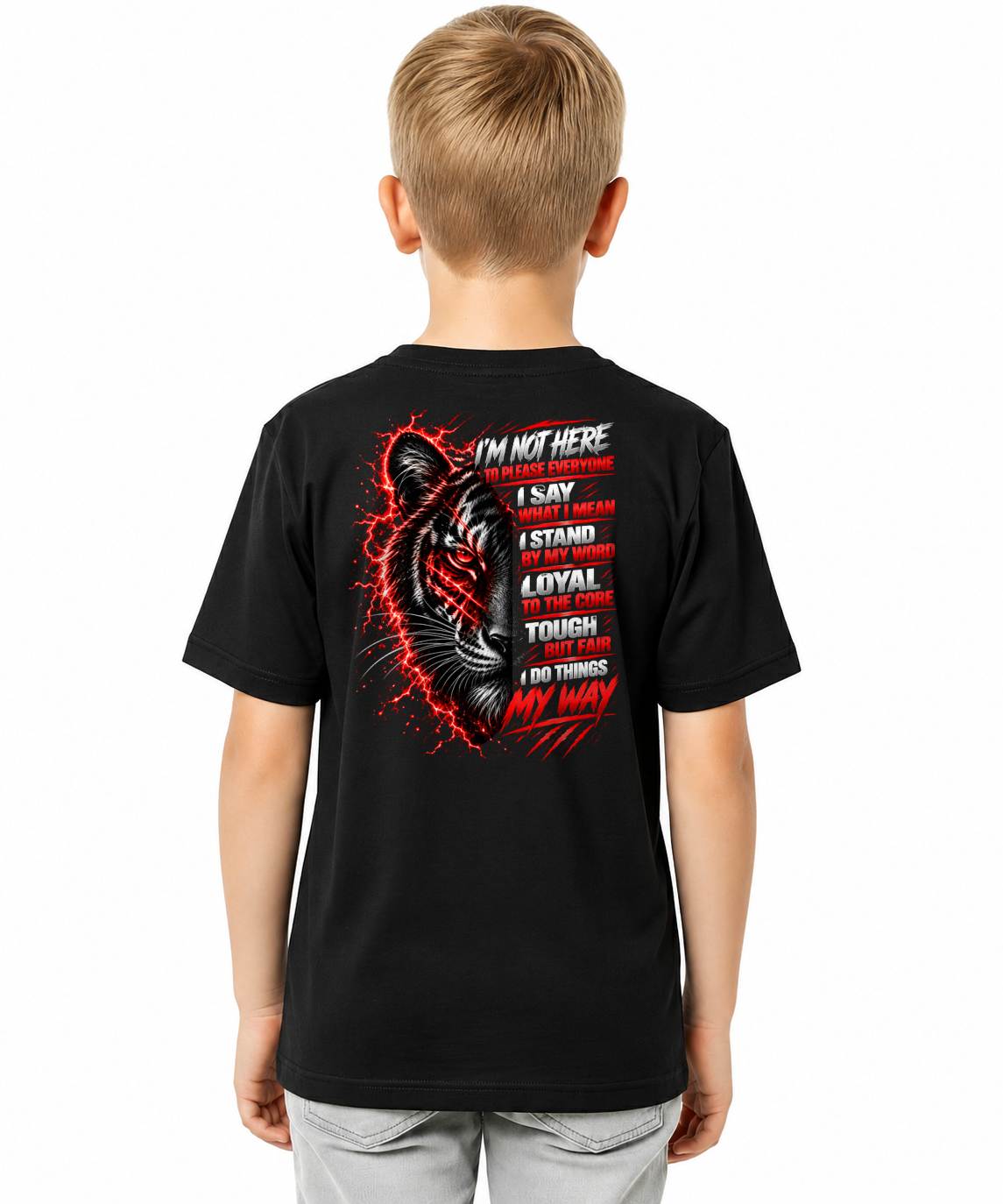 ANIMAL TIGER - A REAL MAN STANDS WITHOUT FEAR - TOBY00 (SKU2609-208)