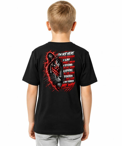 ANIMAL TIGER - A REAL MAN STANDS WITHOUT FEAR - TOBY00 (SKU2609-208)