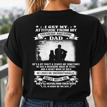 FREAKING AWSOME DAD - SHIRT FROM DAD - TOBY00 (SKU2604-188)
