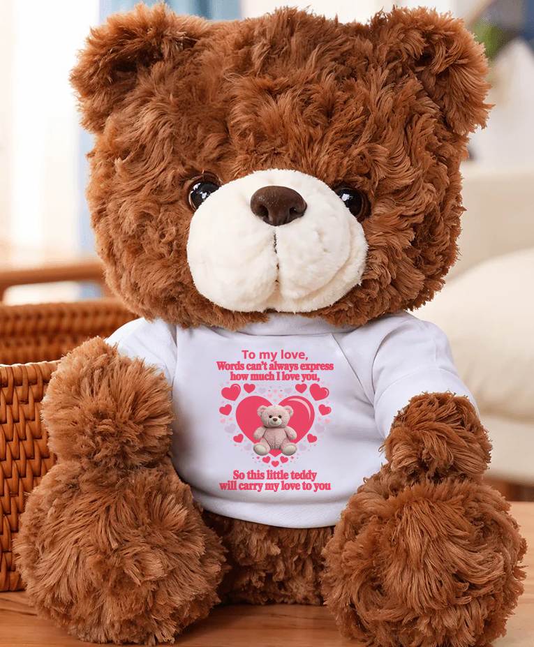 TO MY LOVE - TEDDY BEAR, PERFECT GIFT FOR YOUR SOULMATE - TOBY00