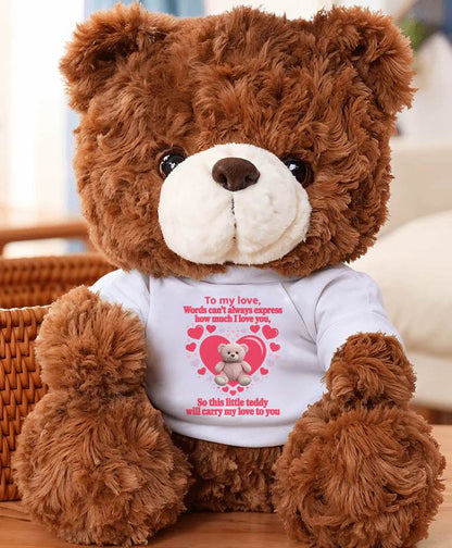 TO MY LOVE - TEDDY BEAR, PERFECT GIFT FOR YOUR SOULMATE - TOBY00