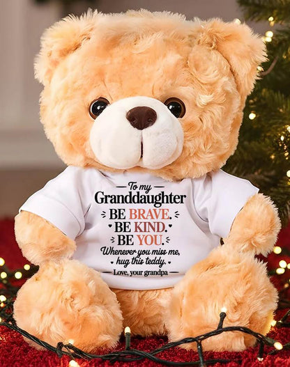 TO MY GRANDDAUGHTER - TEDDY BEAR, A BIG HUG FROM GRANDPA - TOBY00