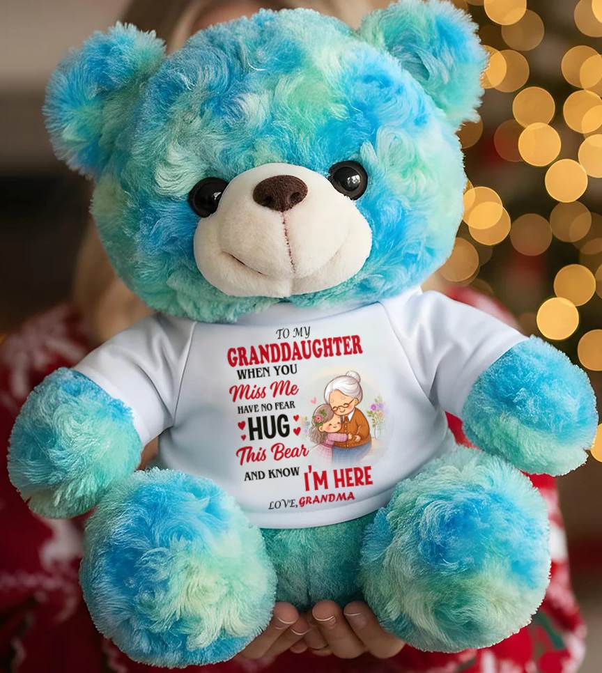TO MY GRANDDAUGHTER - TEDDY BEAR, A BIG HUG FROM GRANDMA - TOBY00