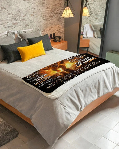 To My Grandson Lion Blanket "Wrap Yourself Up In This Big Hug" – Heartfelt Emotional Present From Grandpa - Toby00