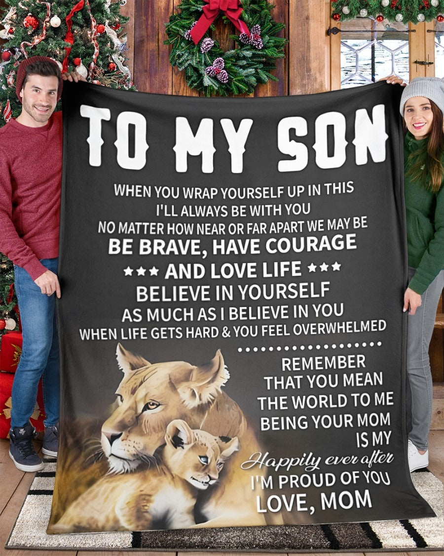 Blanket From Mom To My Son - TOBY00 (SKUB07-18)