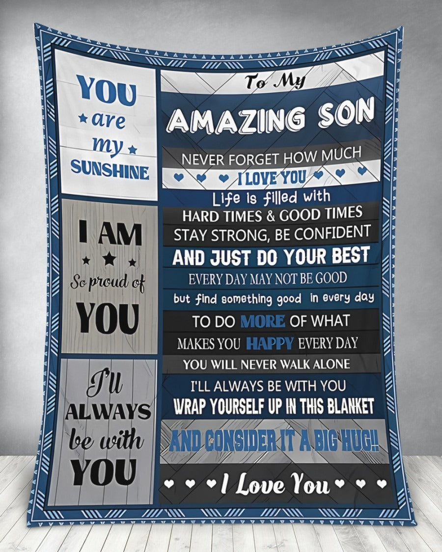 Blanket From Dad To My Son - TOBY00 (SKUB06-73)