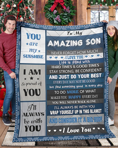Blanket From Dad To My Son - TOBY00 (SKUB06-73)