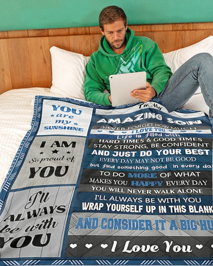 Blanket From Dad To My Son - TOBY00 (SKUB06-73)