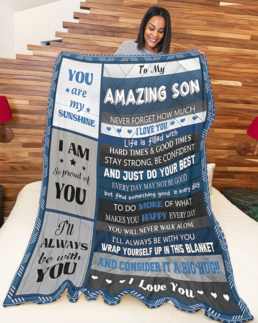 Blanket From Dad To My Son - TOBY00 (SKUB06-73)