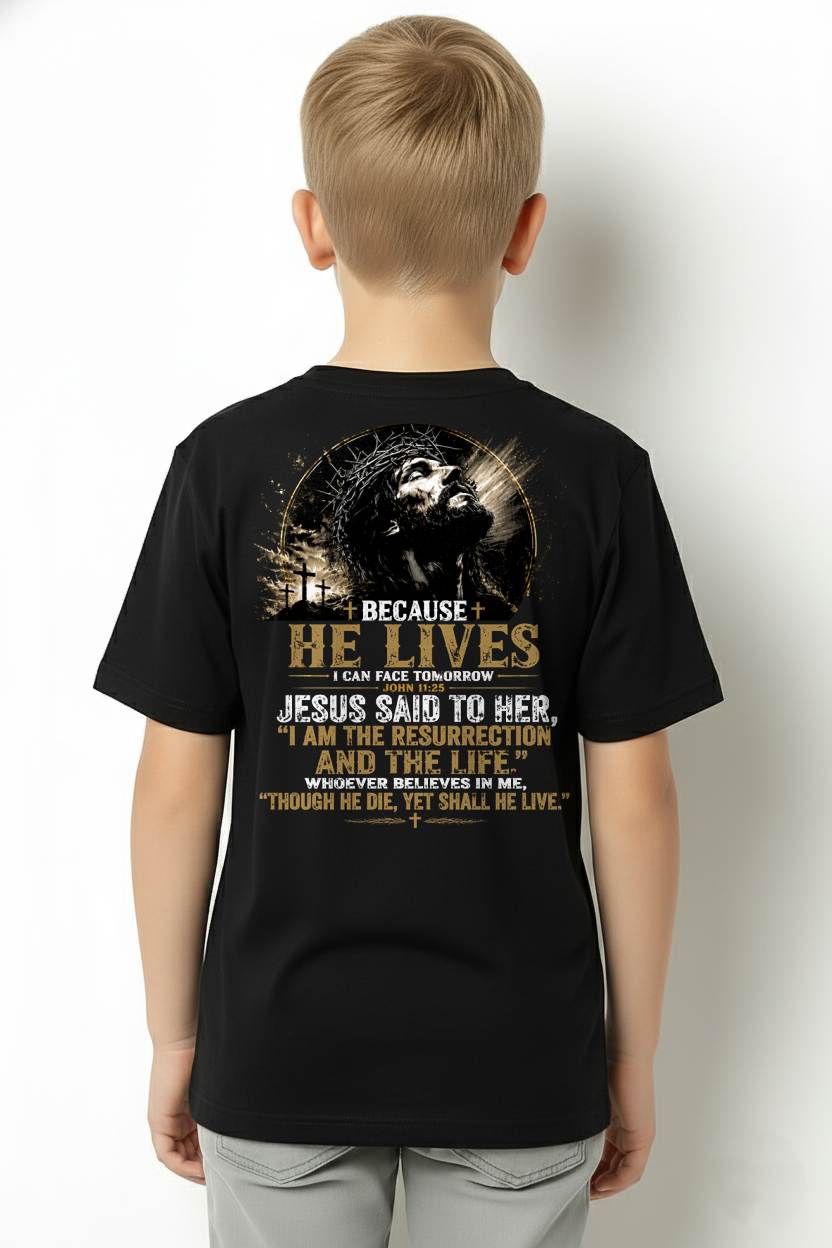 BECAUSE HE LIVES - SHIRTS FOR MEN - TOBY00 (SKU2608-79)