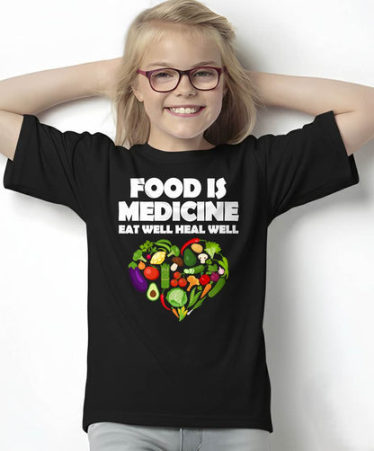EAT MEDICINE EAT WELL HEAL WELL - SHIRTS FOR WOMEN - TOBY00 (SKU4837-05)