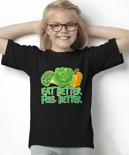 EAT BETTER FEEL BETTER - SHIRTS FOR WOMEN - TOBY00 (SKU4837-04)