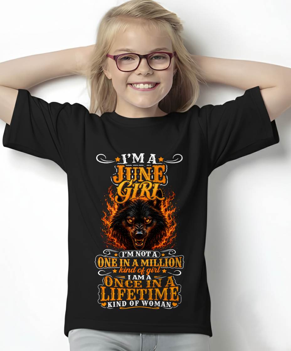 JUNE – "I AM A ONCE IN A LIFETIME KIND OF WOMAN" – YELLOW VERSION – T – SHIRT FOR WOMEN – TIEN06 (SKU2607-327-06)