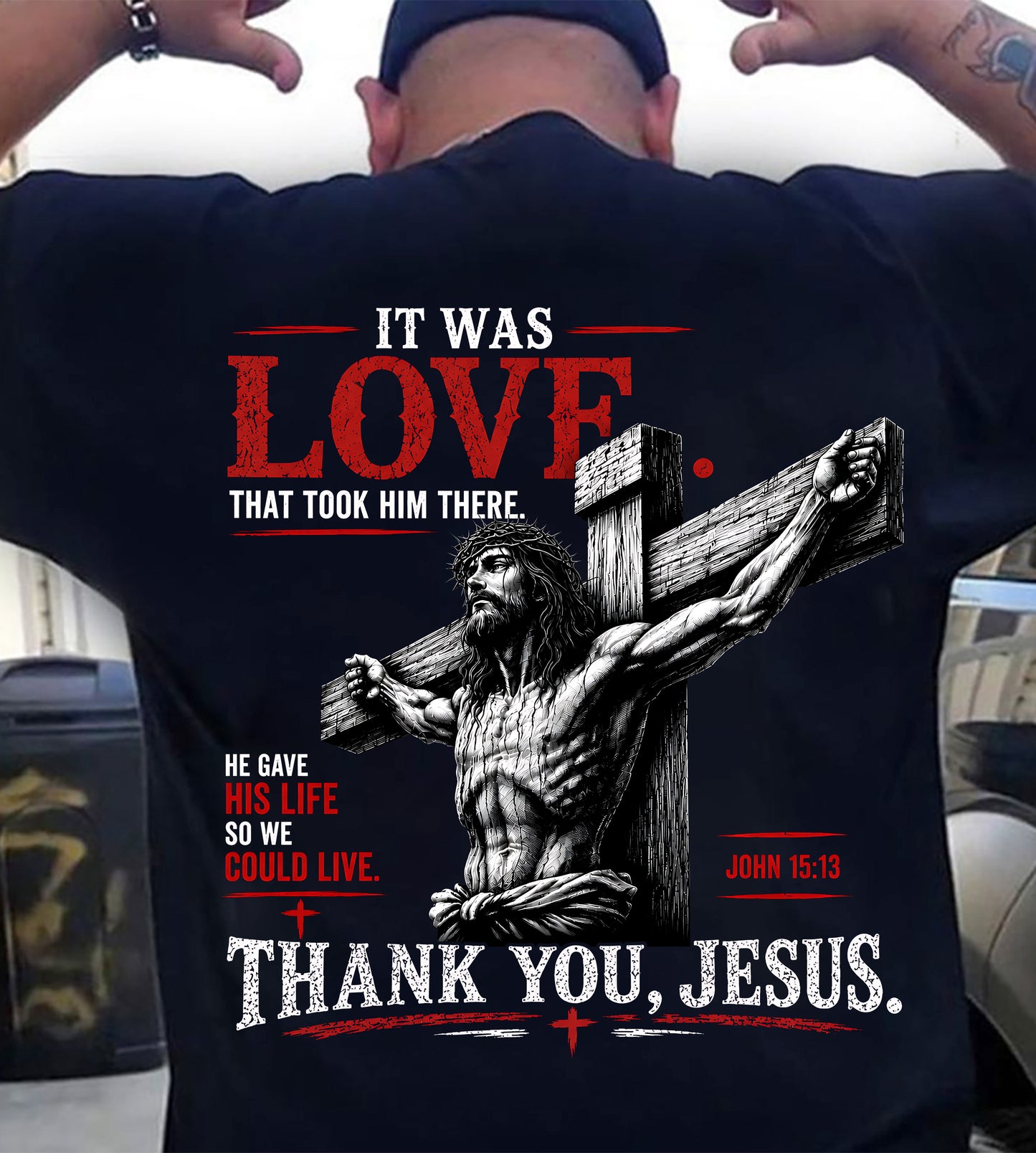 LOVE JESUS - SHIRTS FOR MEN - TOBY00 (SKU2608-29)