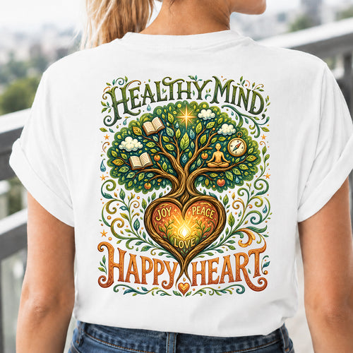 Healthy Mind, Happy Heart Shirt - TOBY00  (SKU2608-30)