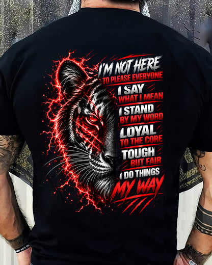 ANIMAL TIGER - A REAL MAN STANDS WITHOUT FEAR - TOBY00 (SKU2609-208)