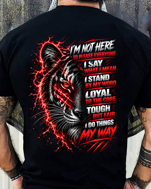 ANIMAL TIGER - A REAL MAN STANDS WITHOUT FEAR - TOBY00 (SKU2609-208)