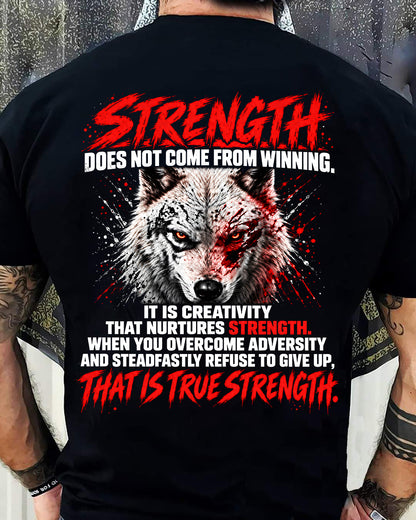 ANIMAL WOLF - STRENGTH DOESN'T COME FROM WINNING - TOBY00 (SKU2609-248)