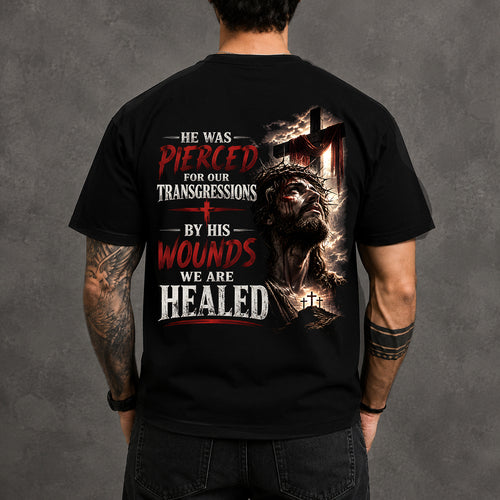 We ARE HEALED -SHIRTS FOR MEN - TOBY00 (SKU2608-72)
