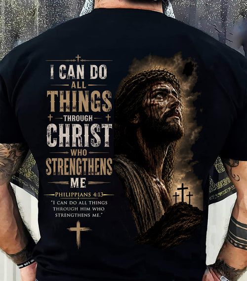I CAN DO THIS ALL THINGS THROUGH JESUS - SHIRTS FOR MEN - TOBY00 (SKU2608-89)