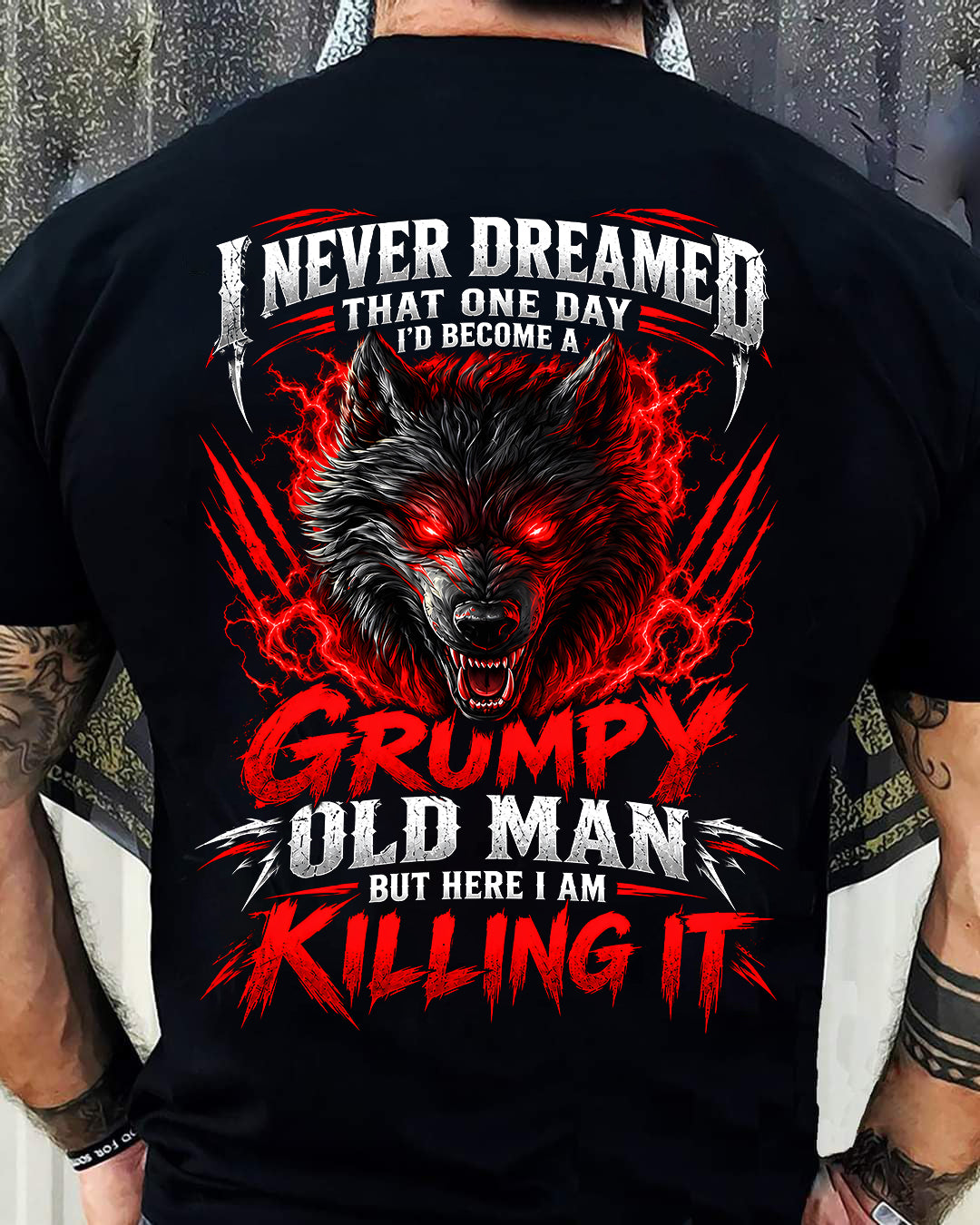 ANIMAL WOLF - THAT ONE DAY I'D BECOME A GRUMPY OLD MAN - TOBY00 (SKU2609-296)