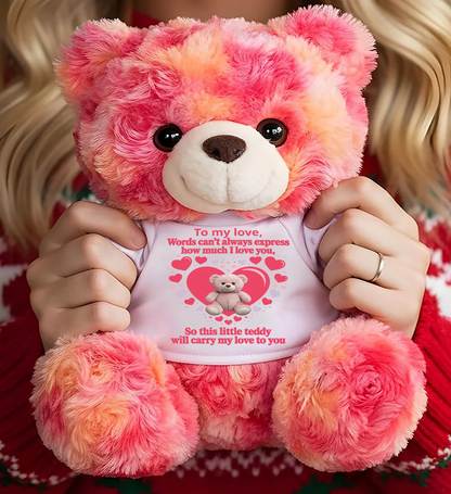 TO MY LOVE - TEDDY BEAR, PERFECT GIFT FOR YOUR SOULMATE - TOBY00