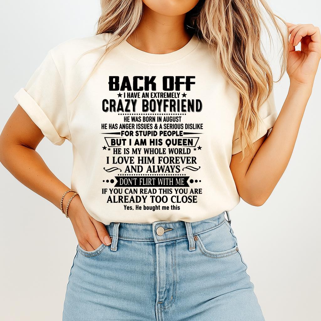 August - Back Off I Have An Extremely Crazy Boyfriend - TOBY08 (SKUT-BACKOFF-08)