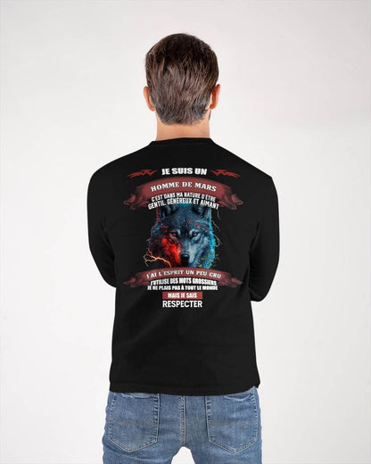 MARS - JE SAIS RESPECTER – T-SHIRT D’ANNIVERSAIRE POUR HOMME - frTOBY03 (SKU12-266-03)