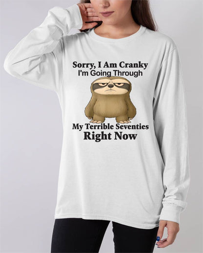 SORRY I AM CRANKY - BIRTHDAY SHIRT FOR WOMEN - TOBY00 (SKU12-226)