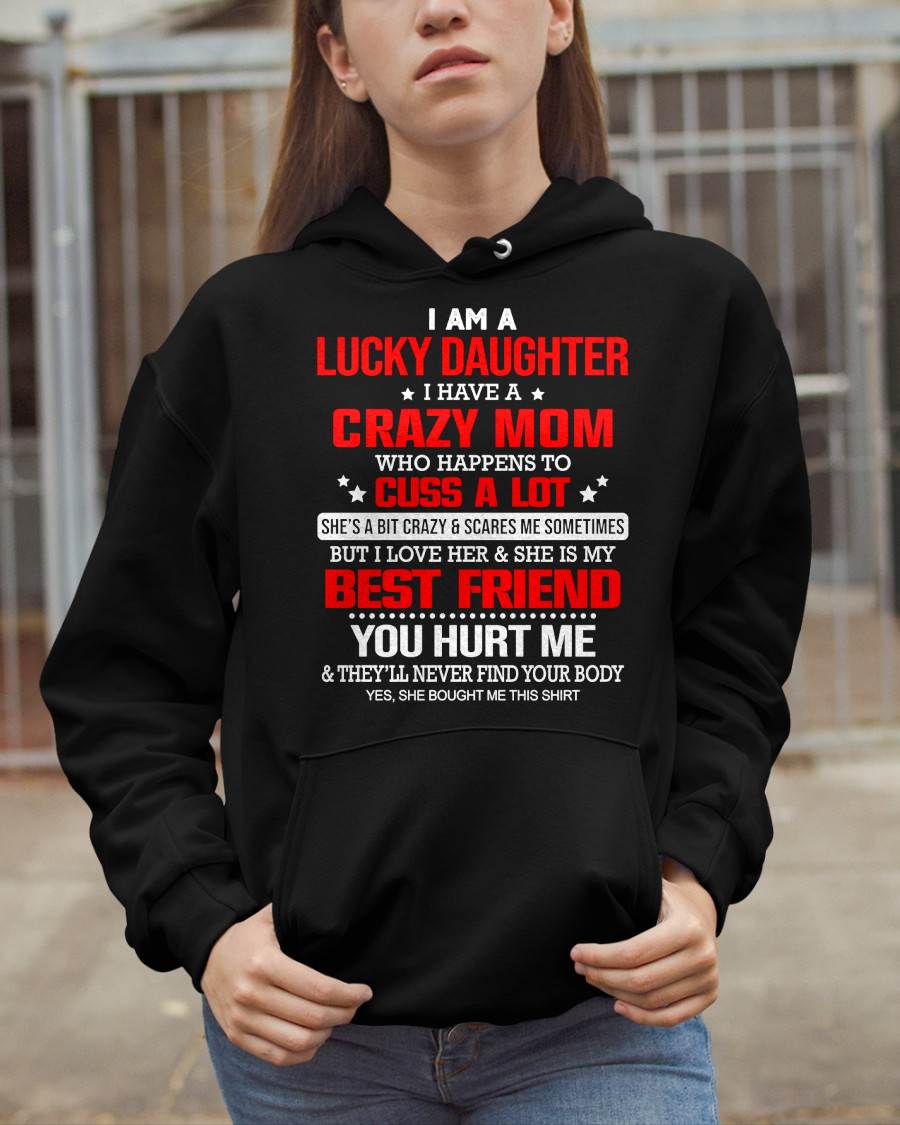 I'M A LUCKY DAUGHTER - PERFECT GIFT FOR YOUR DAUGHTER - GIFT FROM MOM - TOBY00 (SKU12-241-00)