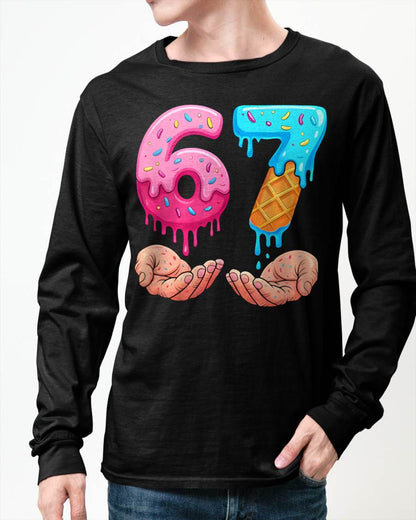 ICE CREAM 6 7 - UNISEX MEME T-SHIRT - TOBY00