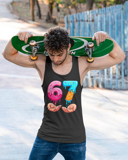 ICE CREAM 6 7 - UNISEX MEME T-SHIRT - TOBY00