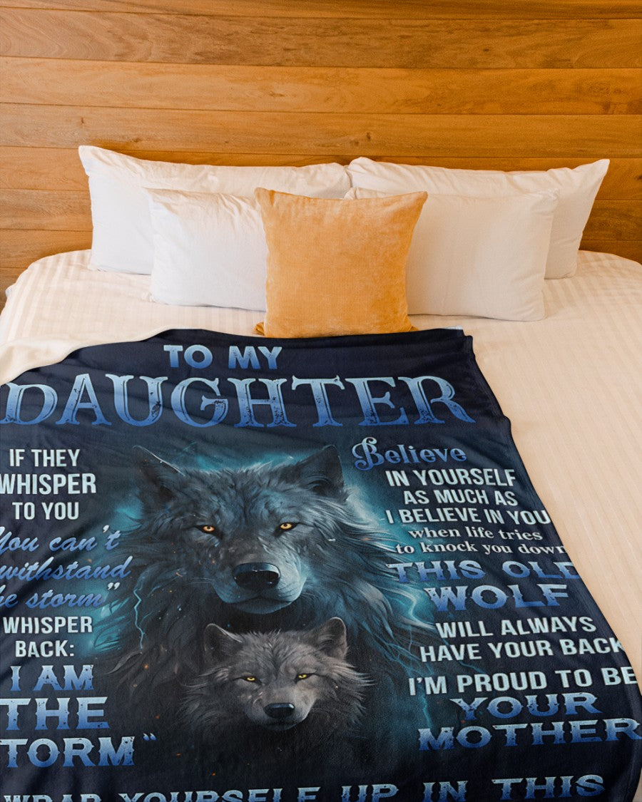 BLANKET FOR DAUGHTER – COMFORT & WARMTH GIFT FROM MOM Sherpa Fleece Quilt Blanket TOBY00 (SKUB12-97)