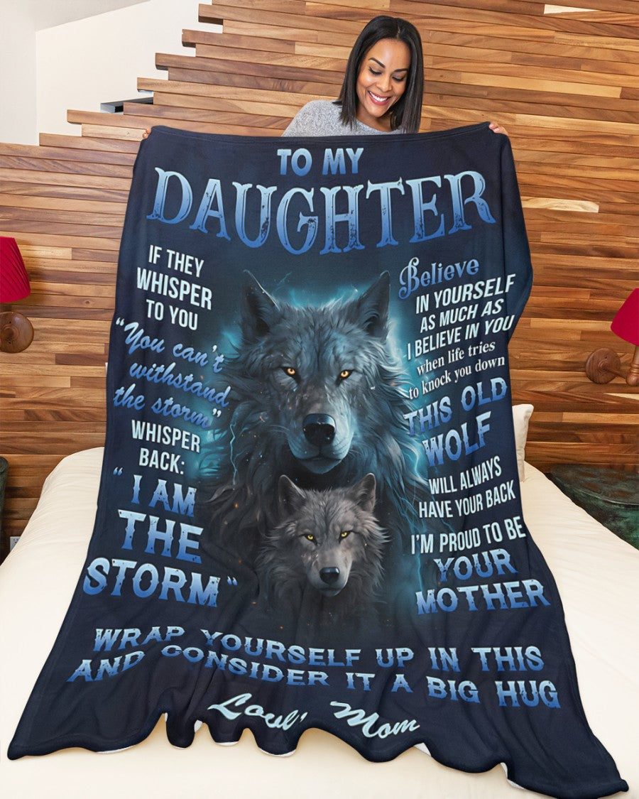 BLANKET FOR DAUGHTER – COMFORT & WARMTH GIFT FROM MOM Sherpa Fleece Quilt Blanket TOBY00 (SKUB12-97)