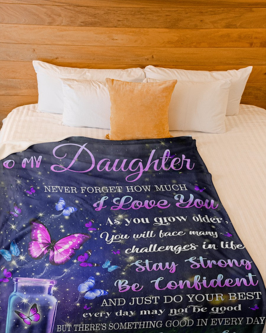 BLANKET FOR DAUGHTER – COMFORT & WARMTH GIFT FROM MOM Sherpa Fleece Quilt Blanket TOBY00 (SKUB12-123)