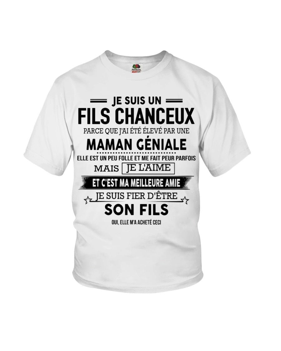 JE SUIS UN FILS GÂTÉ – CADEAU DE MAMAN INCROYABLE - frTOBY00