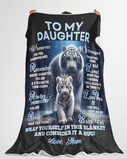 BLANKET FOR DAUGHTER – COMFORT & WARMTH GIFT FROM MOM Sherpa Fleece Quilt Blanket TOBY00 (SKUB12-153)
