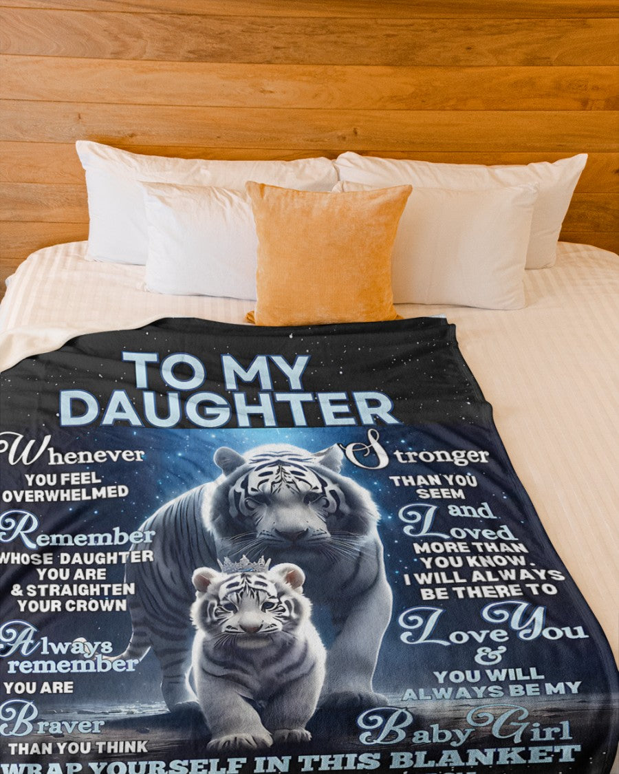 BLANKET FOR DAUGHTER – COMFORT & WARMTH GIFT FROM MOM Sherpa Fleece Quilt Blanket TOBY00 (SKUB12-153)