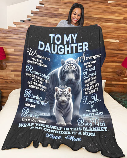 BLANKET FOR DAUGHTER – COMFORT & WARMTH GIFT FROM MOM Sherpa Fleece Quilt Blanket TOBY00 (SKUB12-153)