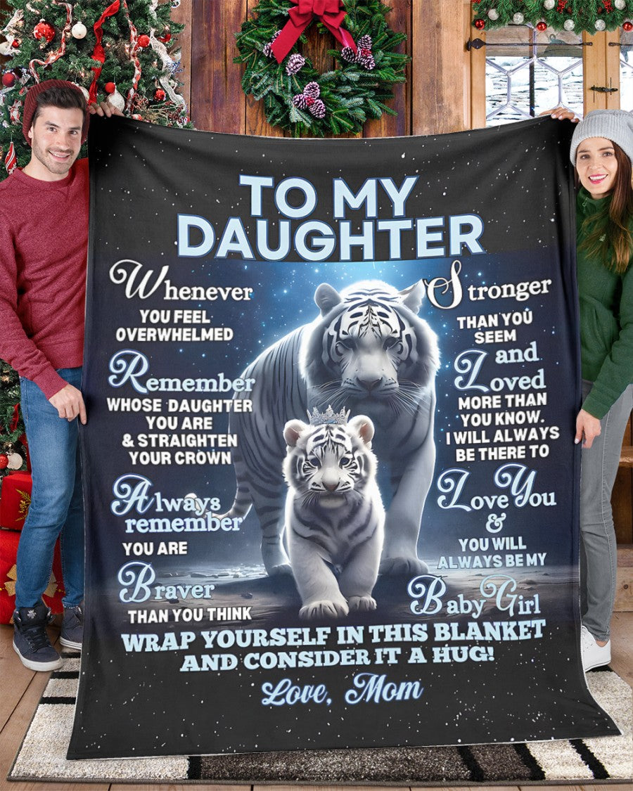 BLANKET FOR DAUGHTER – COMFORT & WARMTH GIFT FROM MOM Sherpa Fleece Quilt Blanket TOBY00 (SKUB12-153)