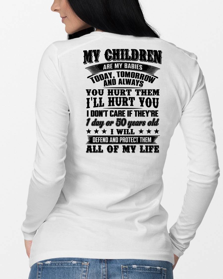 MY CHILDREN ARE MY BABY - T-SHIRT FOR MOM - TOBY00 (SKU12-274)