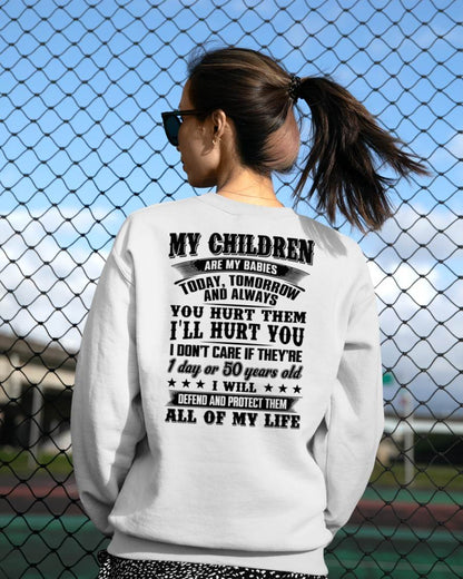 MY CHILDREN ARE MY BABY - T-SHIRT FOR MOM - TOBY00 (SKU12-274)