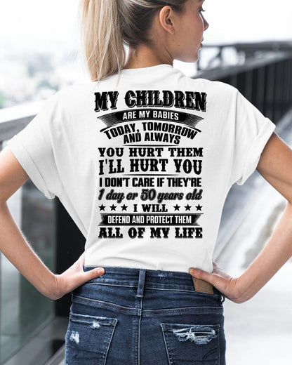 MY CHILDREN ARE MY BABY - T-SHIRT FOR MOM - TOBY00 (SKU12-274)